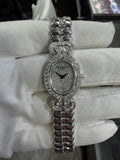 White Gold Ladies VC w/ factory diamond lugs, case and  pave dial